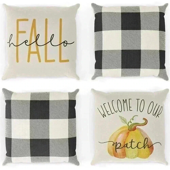 🆕
4  FALL PILLOW COVERS - Picture 1 of 1